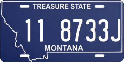 MT license plate 118733J