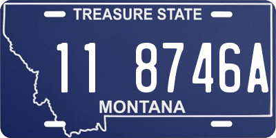 MT license plate 118746A