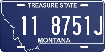 MT license plate 118751J