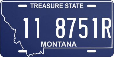 MT license plate 118751R