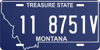 MT license plate 118751V