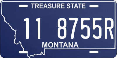 MT license plate 118755R