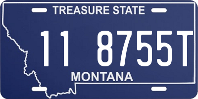 MT license plate 118755T