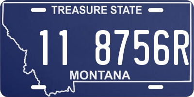 MT license plate 118756R