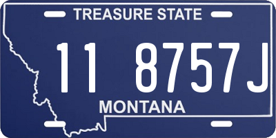 MT license plate 118757J