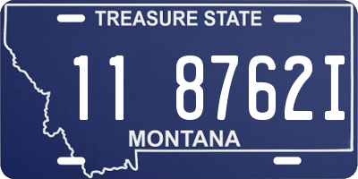 MT license plate 118762I