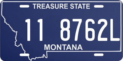 MT license plate 118762L