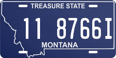 MT license plate 118766I