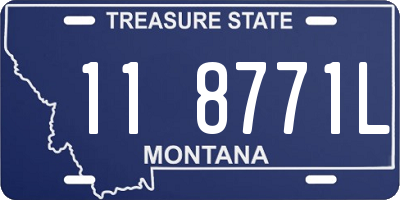 MT license plate 118771L