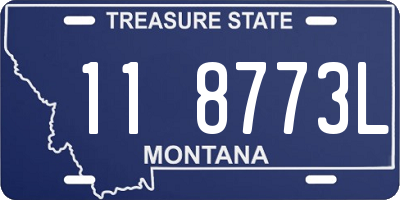 MT license plate 118773L