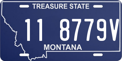 MT license plate 118779V