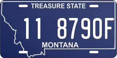 MT license plate 118790F