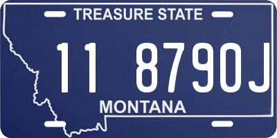 MT license plate 118790J