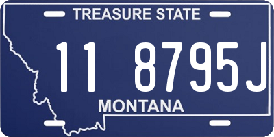 MT license plate 118795J