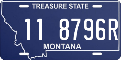 MT license plate 118796R