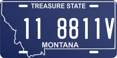 MT license plate 118811V