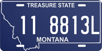 MT license plate 118813L