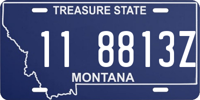 MT license plate 118813Z