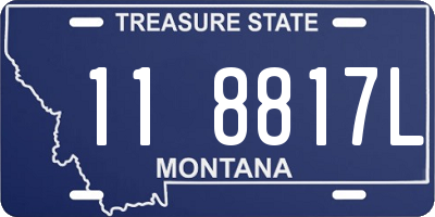 MT license plate 118817L