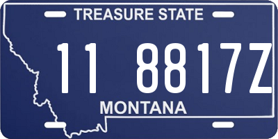 MT license plate 118817Z