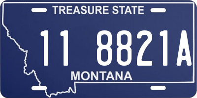 MT license plate 118821A