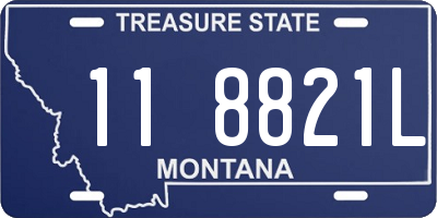 MT license plate 118821L