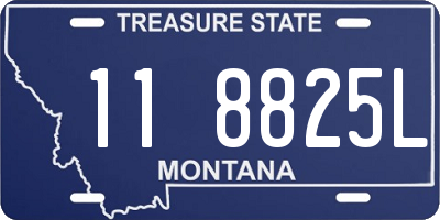 MT license plate 118825L