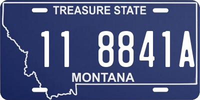 MT license plate 118841A