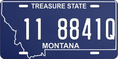 MT license plate 118841Q