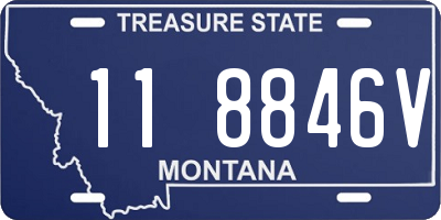 MT license plate 118846V