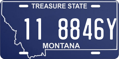 MT license plate 118846Y