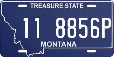 MT license plate 118856P