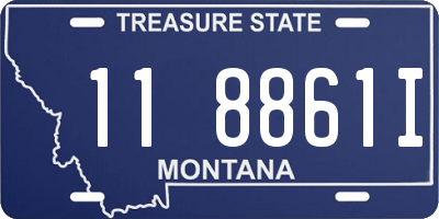 MT license plate 118861I