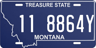 MT license plate 118864Y