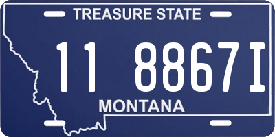 MT license plate 118867I