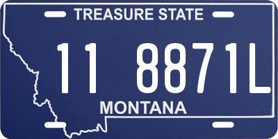 MT license plate 118871L