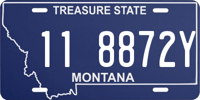 MT license plate 118872Y