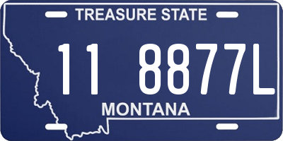 MT license plate 118877L