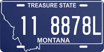 MT license plate 118878L