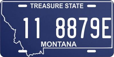 MT license plate 118879E