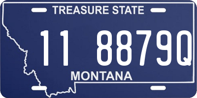 MT license plate 118879Q