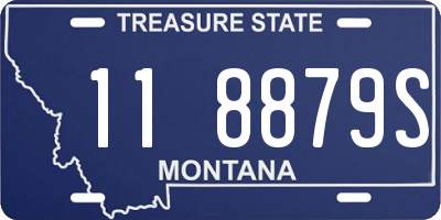 MT license plate 118879S