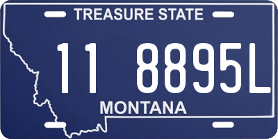 MT license plate 118895L