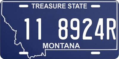 MT license plate 118924R