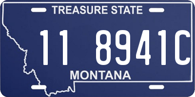 MT license plate 118941C