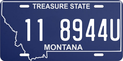 MT license plate 118944U