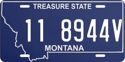 MT license plate 118944V