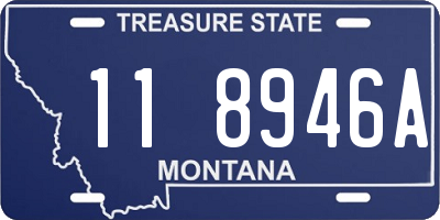 MT license plate 118946A