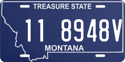 MT license plate 118948V