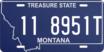 MT license plate 118951T